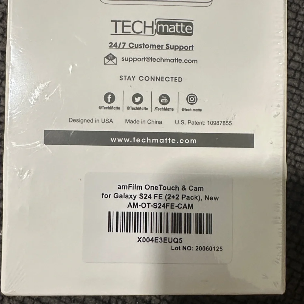 amFilm Tempered Glass Screen Protector galaxy s24 FE